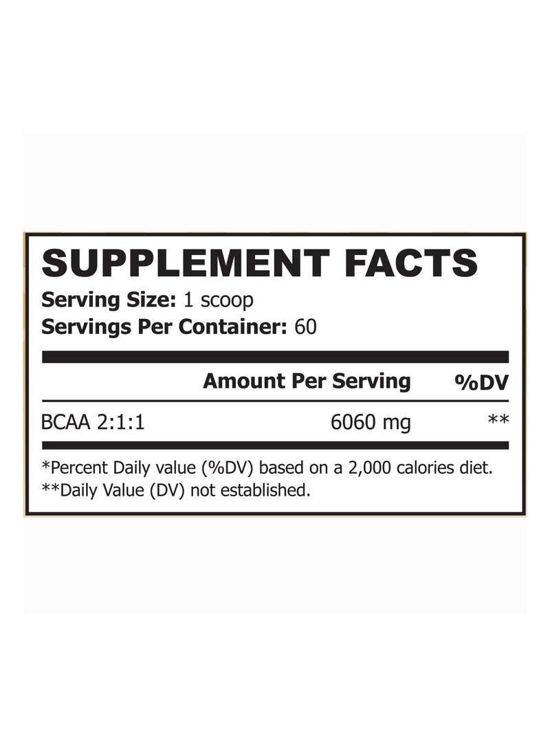 دكستر جاكسون ديكستر جاكسون BCAA 6000 بنكهة العصير الفواكه 60 حصة - Image 2